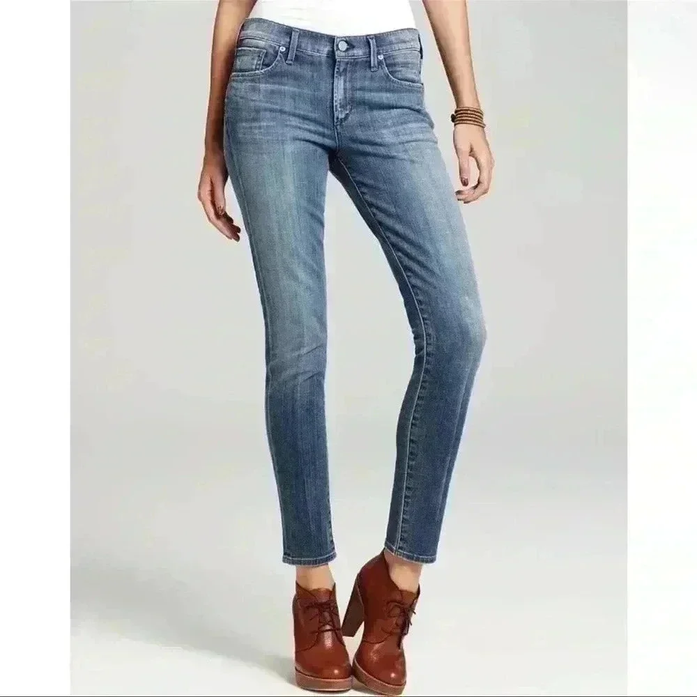 CITIZENS OF HUMANITY Thompson medium rise skinny 29” jeans 25 women’s